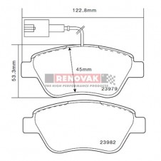 brzdové destičky Brembo Sport HP2000 07.B314.04