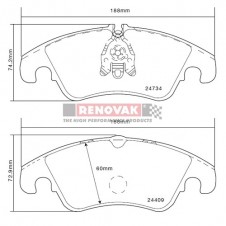 brzdové destičky Brembo Sport HP2000 07.B314.05