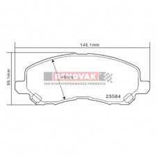 brzdové destičky Brembo Sport HP2000 07.B314.09