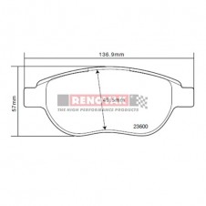 brzdové destičky Brembo Sport HP2000 07.B314.11