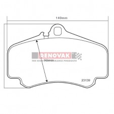 brzdové destičky Brembo Sport HP2000 07.B314.16