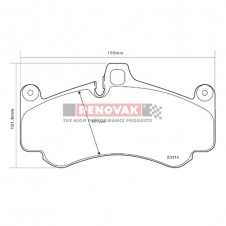 brzdové destičky Brembo Sport HP2000 07.B314.17