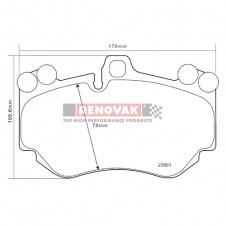 brzdové destičky Brembo Sport HP2000 07.B314.19