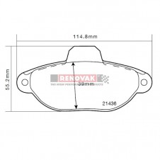 brzdové destičky Brembo Sport HP2000 07.B314.28