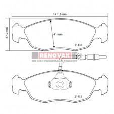 brzdové destičky Brembo Sport HP2000 07.B314.37