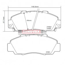 brzdové destičky Brembo Sport HP2000 07.B314.44