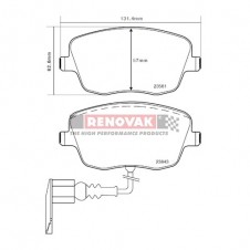 brzdové destičky Brembo Sport HP2000 07.B314.56