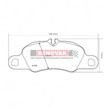 brzdové destičky Brembo Sport HP2000 07.B314.86