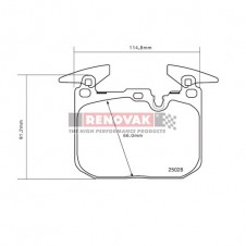 brzdové destičky Brembo Sport HP2000 07.B314.90