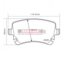 brzdové destičky Brembo Sport HP2000 07.B315.00