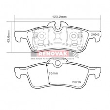 brzdové destičky Brembo Sport HP2000 07.B315.10