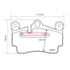 brzdové destičky Brembo Sport HP2000 07.B315.16