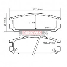 brzdové destičky Brembo Sport HP2000 07.B315.18