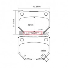 brzdové destičky Brembo Sport HP2000 07.B315.19