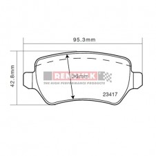 brzdové destičky Brembo Sport HP2000 07.B315.21