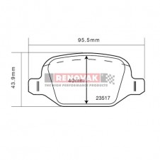 brzdové destičky Brembo Sport HP2000 07.B315.23