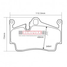brzdové destičky Brembo Sport HP2000 07.B315.36