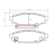 brzdové destičky Brembo Sport HP2000 07.B315.39