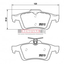 brzdové destičky Brembo Sport HP2000 07.B315.44