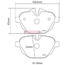 brzdové destičky Brembo Sport HP2000 07.B315.49