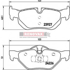 brzdové destičky Brembo Sport HP2000 07.B315.50