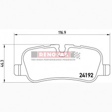 brzdové destičky Brembo Sport HP2000 07.B315.53