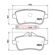 brzdové destičky Brembo Sport HP2000 07.B315.72