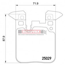 brzdové destičky Brembo Sport HP2000 07.B315.77