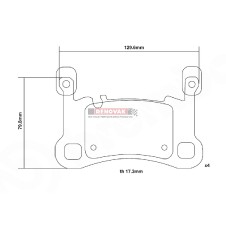 brzdové destičky Brembo Sport HP2000 07.B315.91