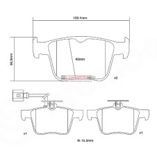brzdové destičky Brembo Sport HP2000 07.B315.93