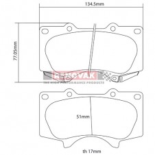 brzdové destičky Brembo Sport HP2000 07.D435.34