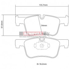 brzdové destičky Brembo Sport HP2000 07.D435.42