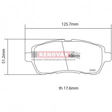 brzdové destičky Brembo Sport HP2000 07.D435.67