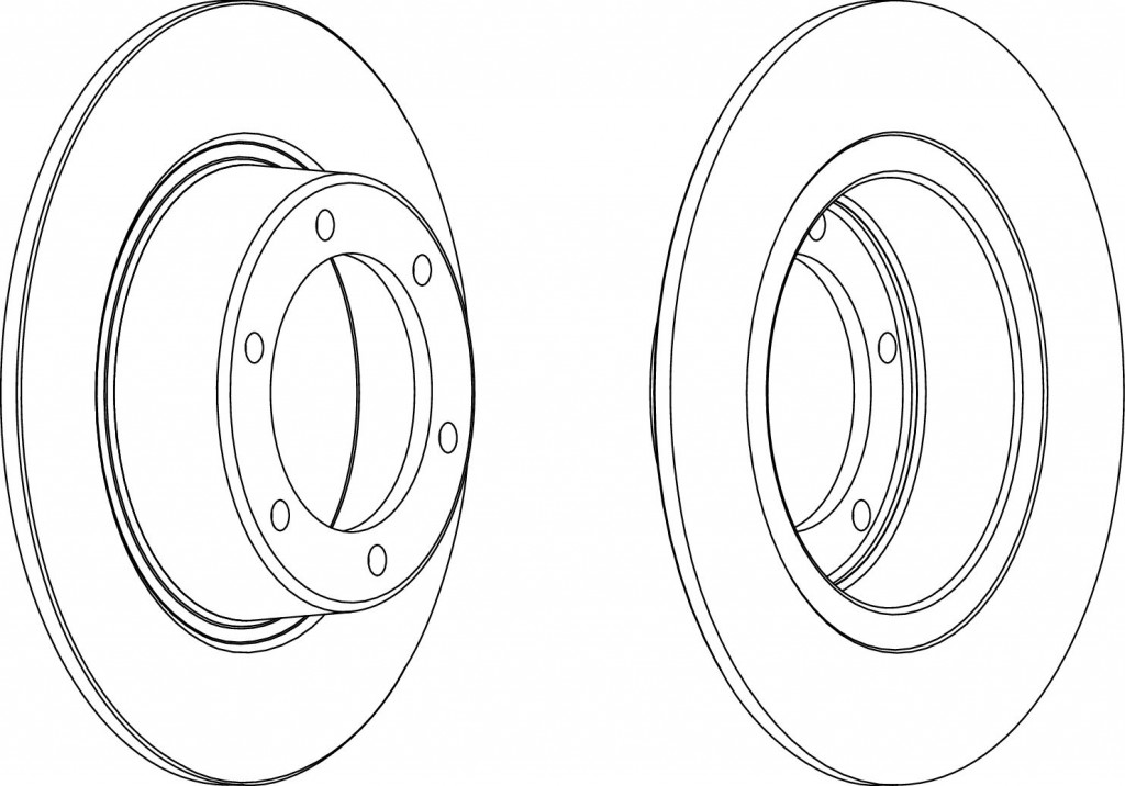 brzdové kotouče Ferodo Premier DDF011
