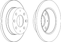 brzdové kotouče Ferodo Premier DDF1066