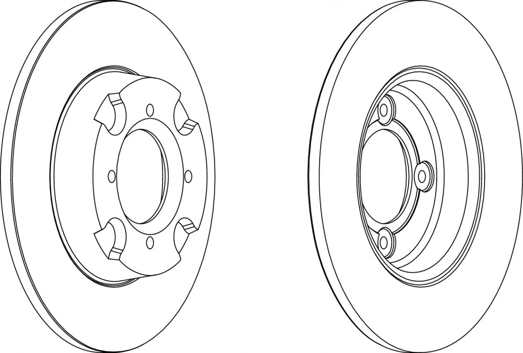 brzdové kotouče Ferodo Premier DDF1119