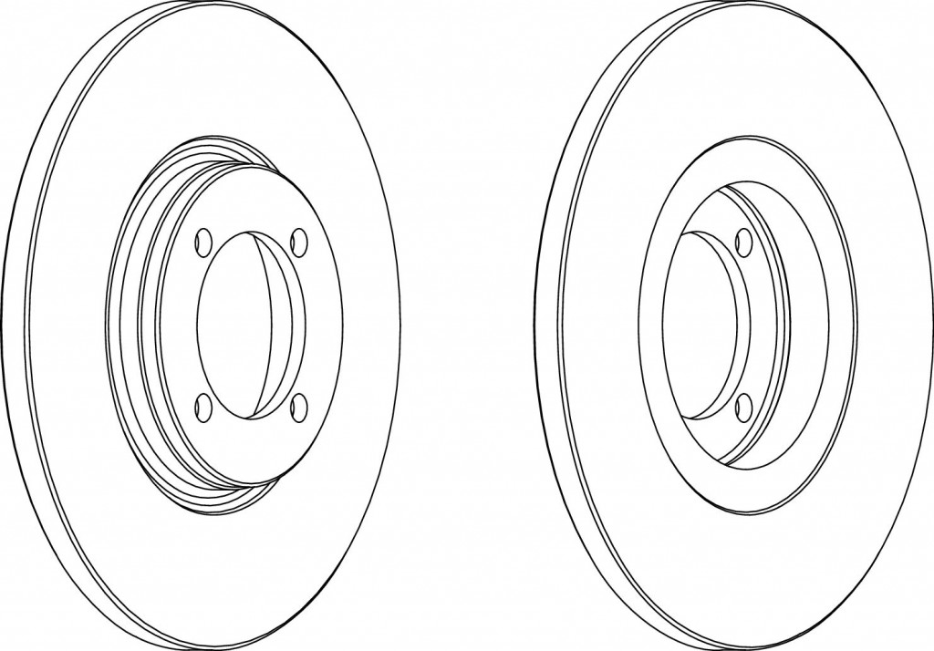 brzdové kotouče Ferodo Premier DDF1153