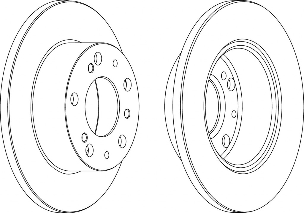 brzdové kotouče Ferodo Premier DDF1172