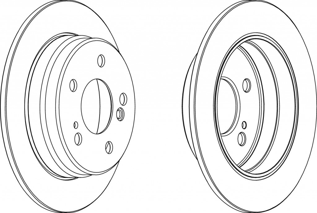 brzdové kotouče Ferodo Premier DDF1227