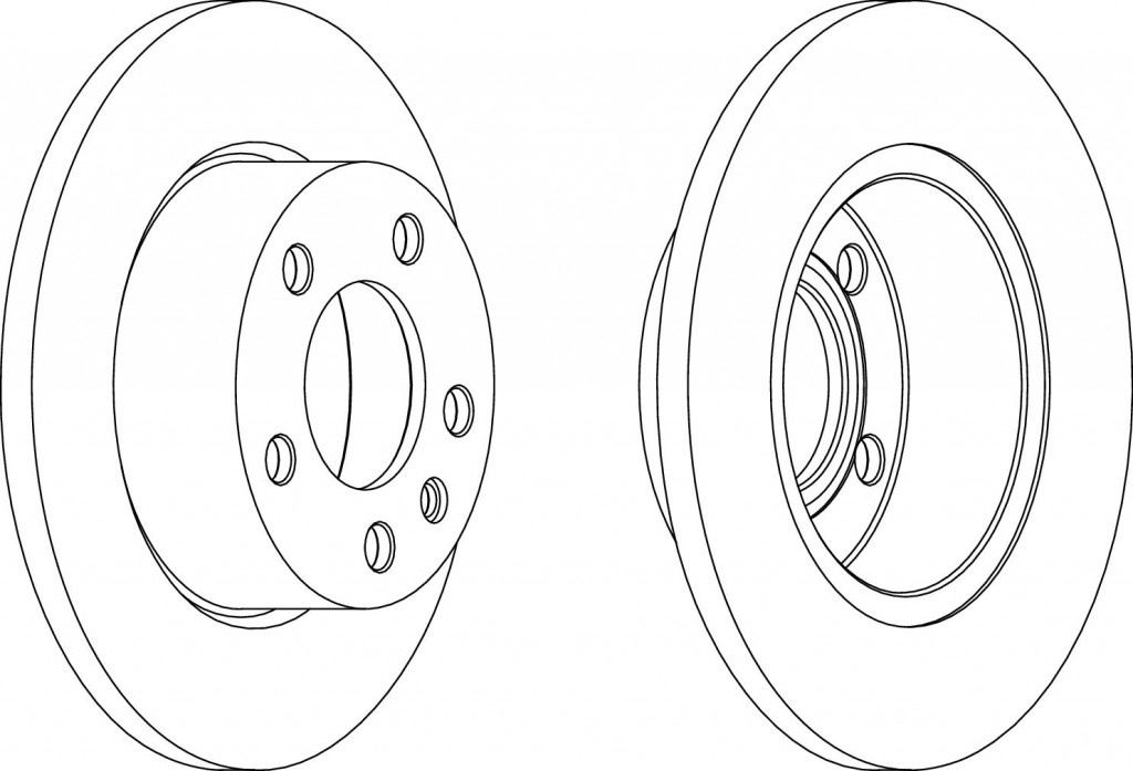 brzdové kotouče Ferodo Premier DDF1313