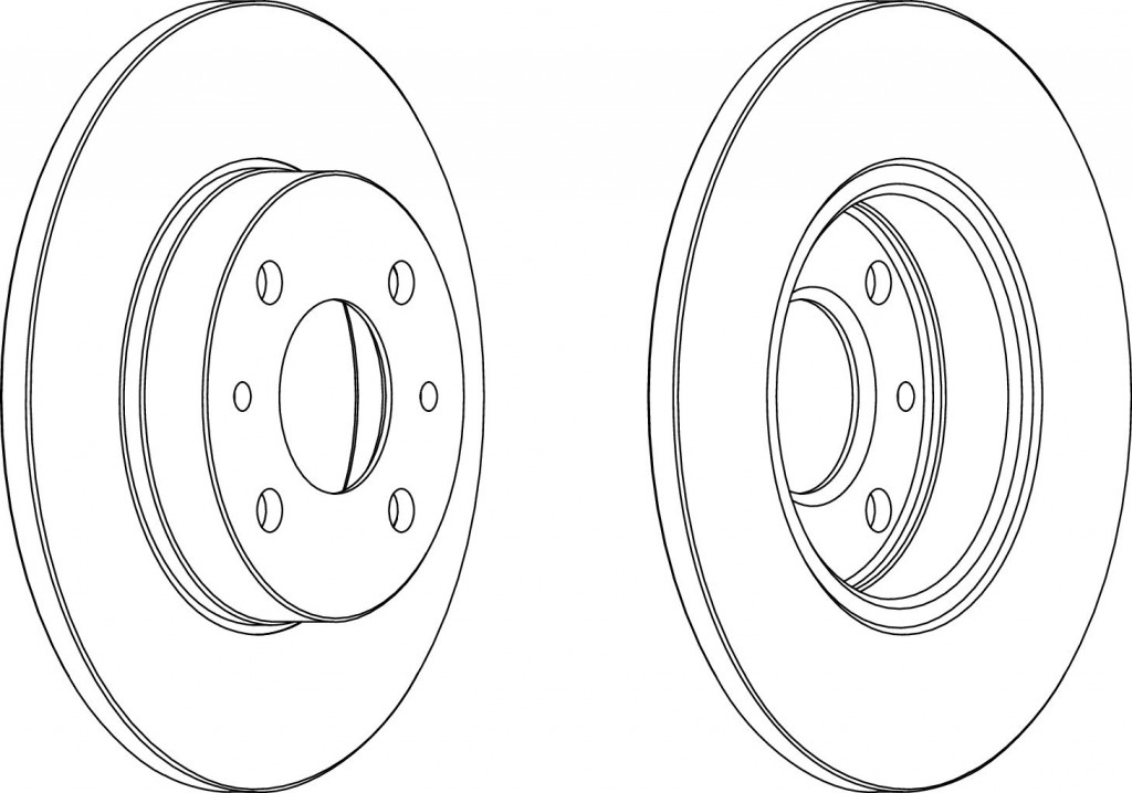 brzdové kotouče Ferodo Premier DDF1407