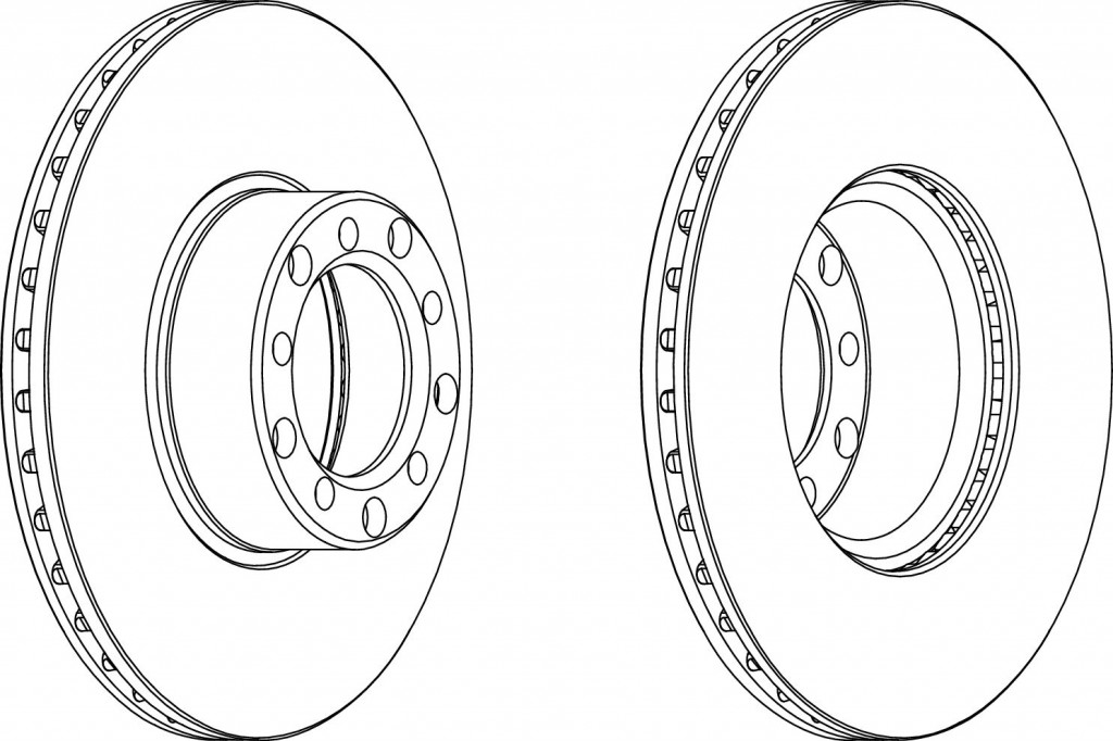 brzdové kotouče Ferodo Premier DDF1433