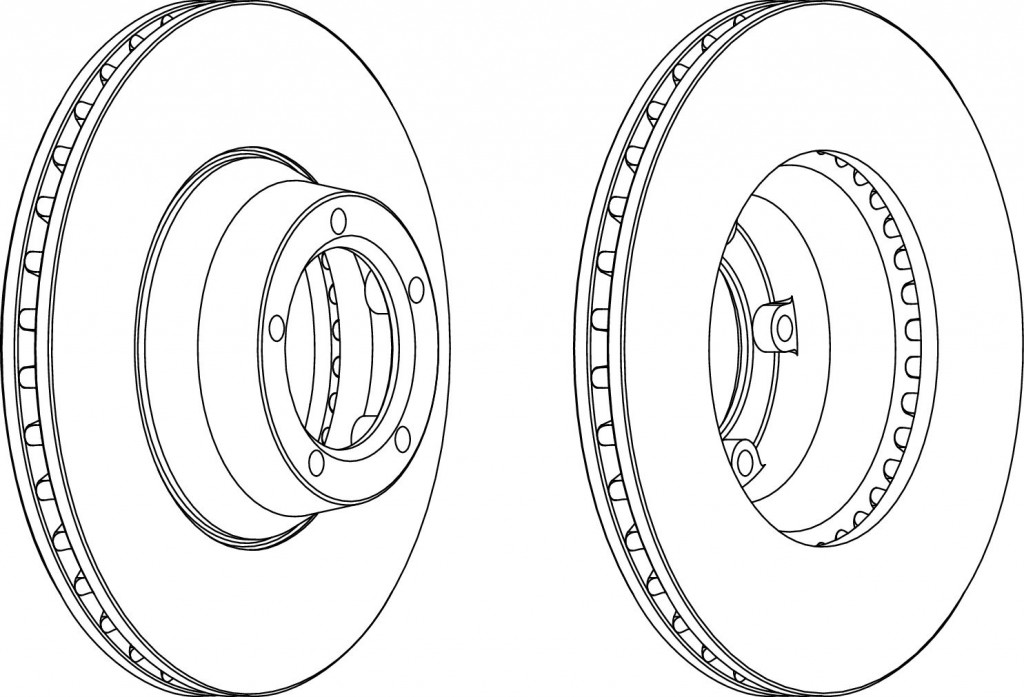 brzdové kotouče Ferodo Premier DDF1466