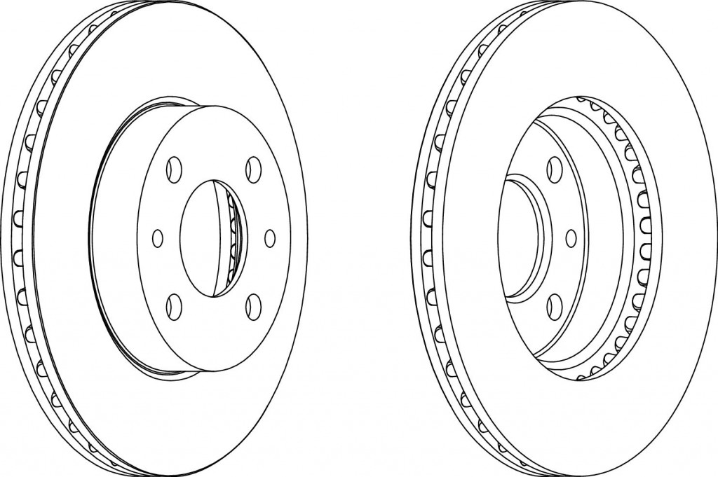 brzdové kotouče Ferodo Premier DDF1488