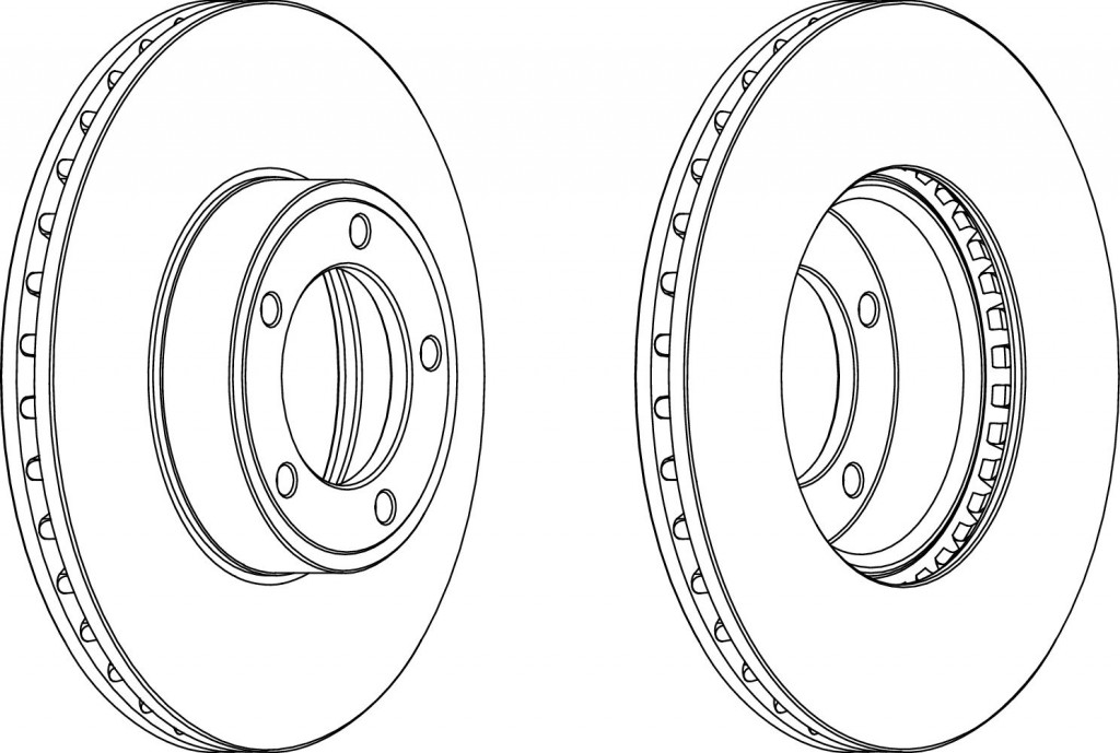 brzdové kotouče Ferodo Premier DDF1644
