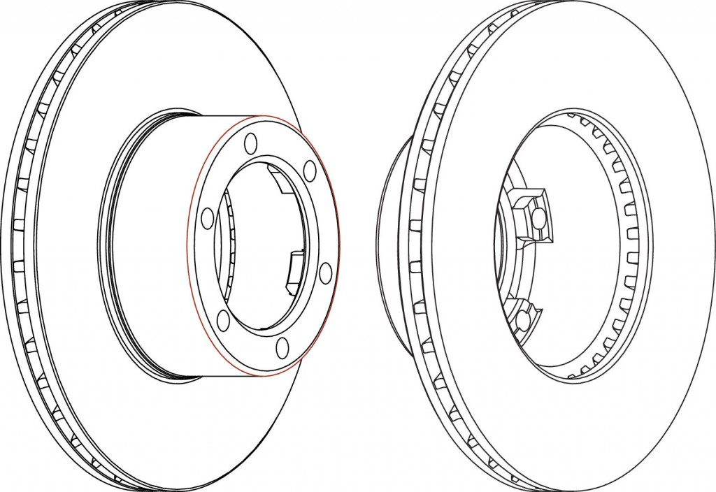 brzdové kotouče Ferodo Premier DDF1726