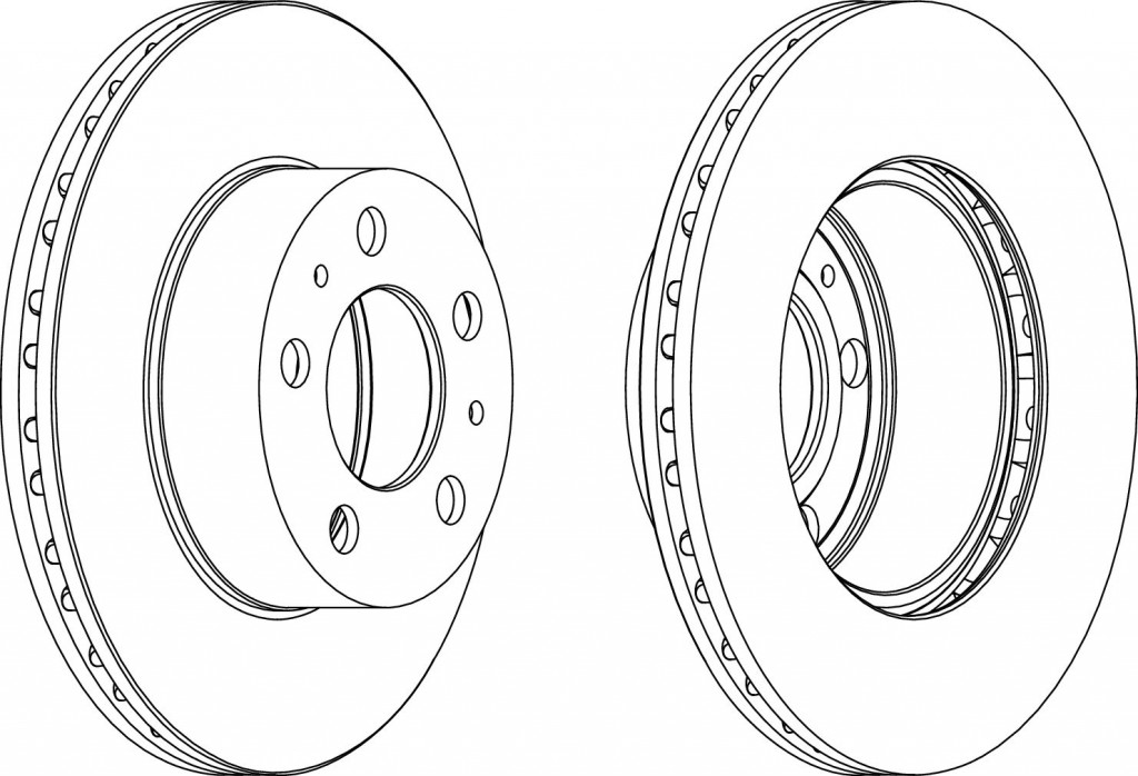 brzdové kotouče Ferodo Premier DDF1743C