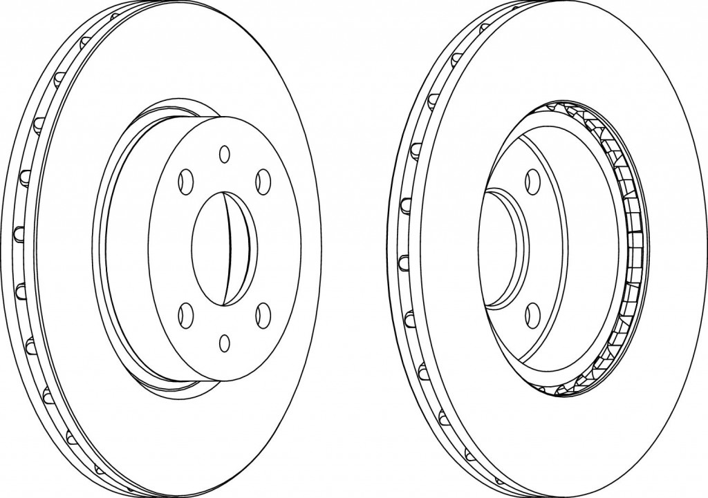 brzdové kotouče Ferodo Premier DDF1789