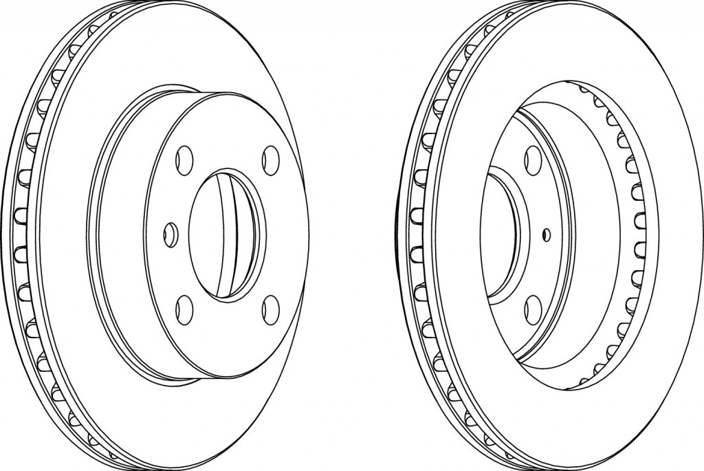 brzdové kotouče Ferodo Premier DDF1839