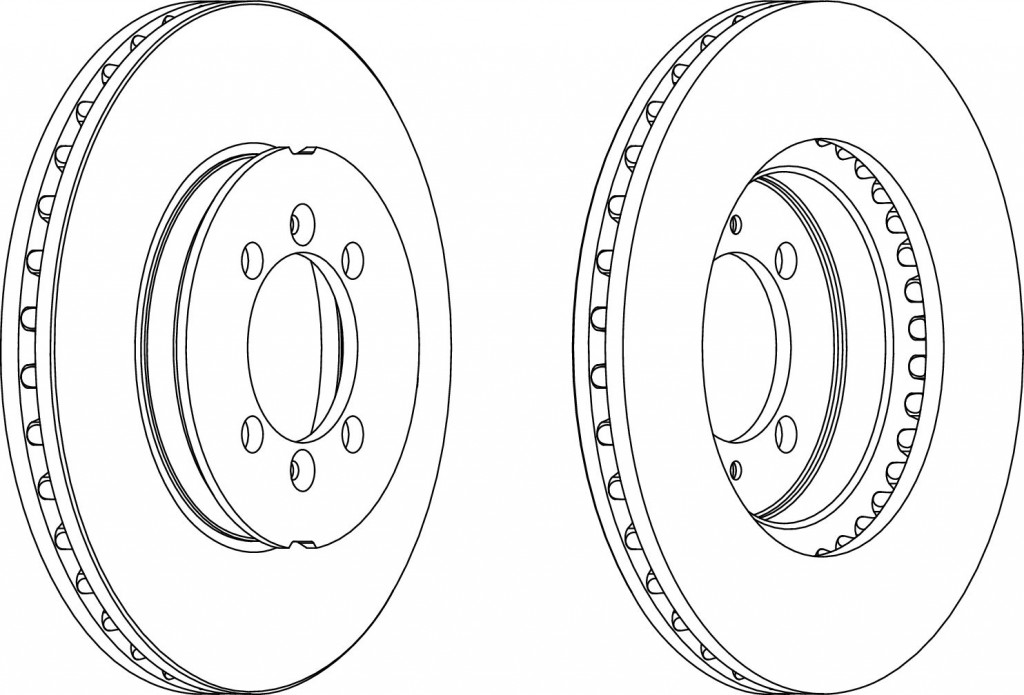 brzdové kotouče Ferodo Premier DDF1892
